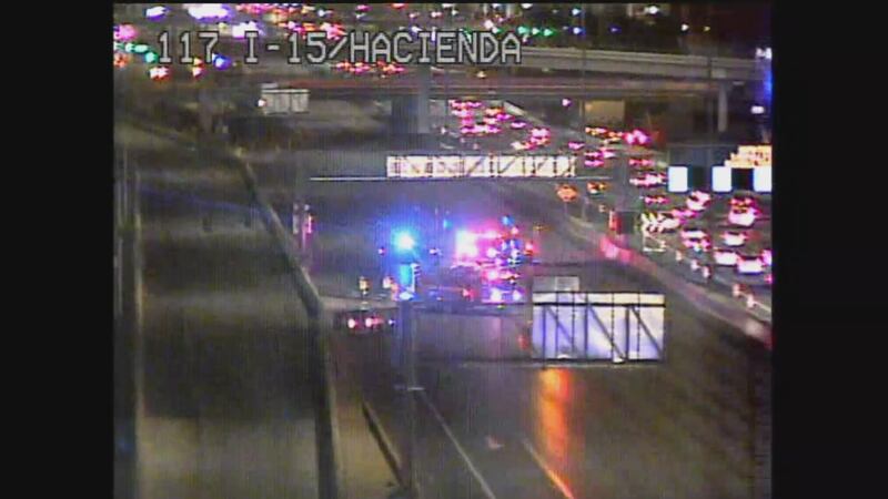 NDOT: I-15 southbound at Flamingo fully shut down after crash