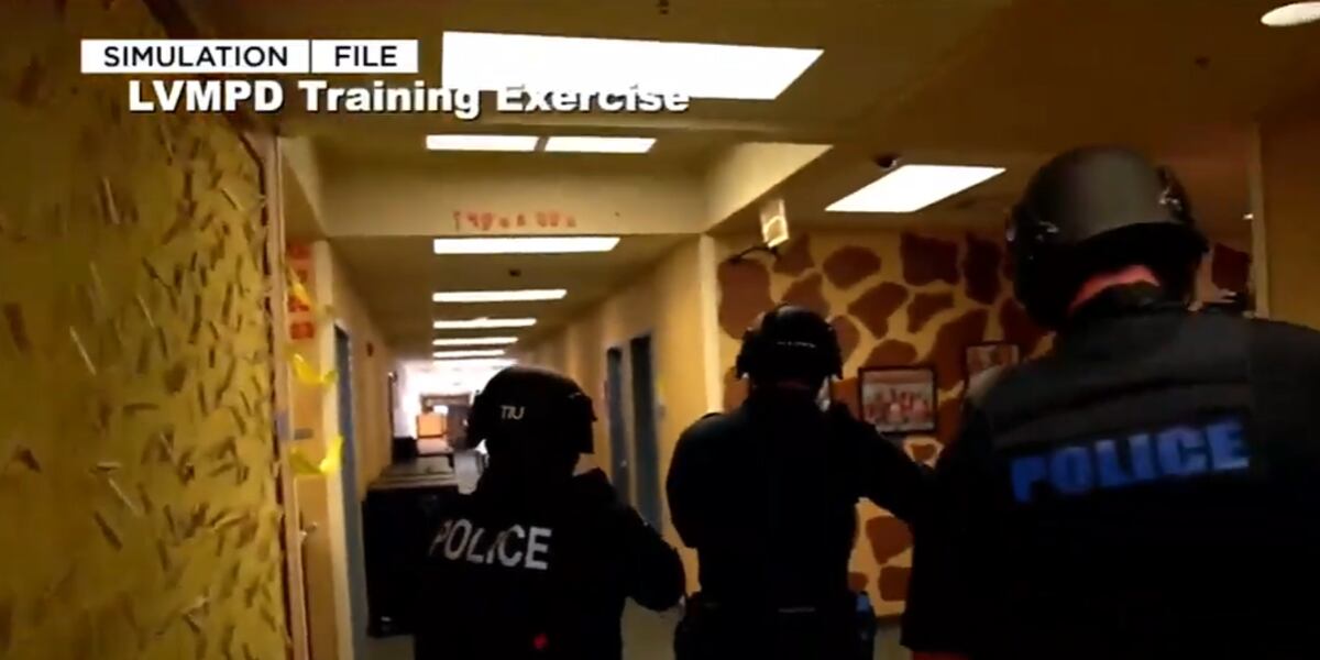 Las Vegas police hold active shooter training for places of worship Las Vegas police hold active shooter training for places of worship