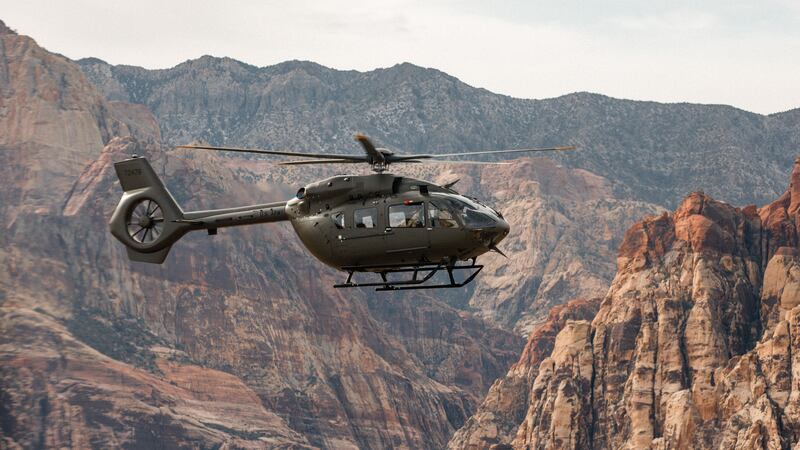 The Nevada National Guard's new UH-72 helicopters