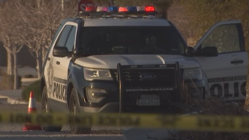 A Las Vegas police vehicle is seen in this FOX5 file photo