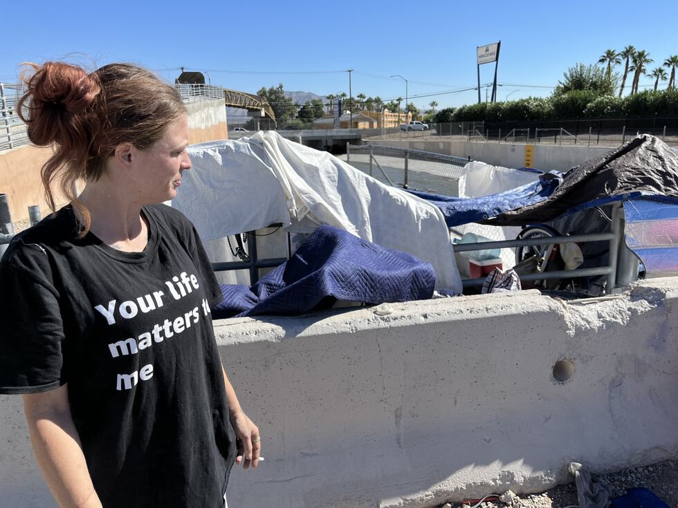 Ross spoke to FOX5 about losing all of her belongings in the Las Vegas tunnels