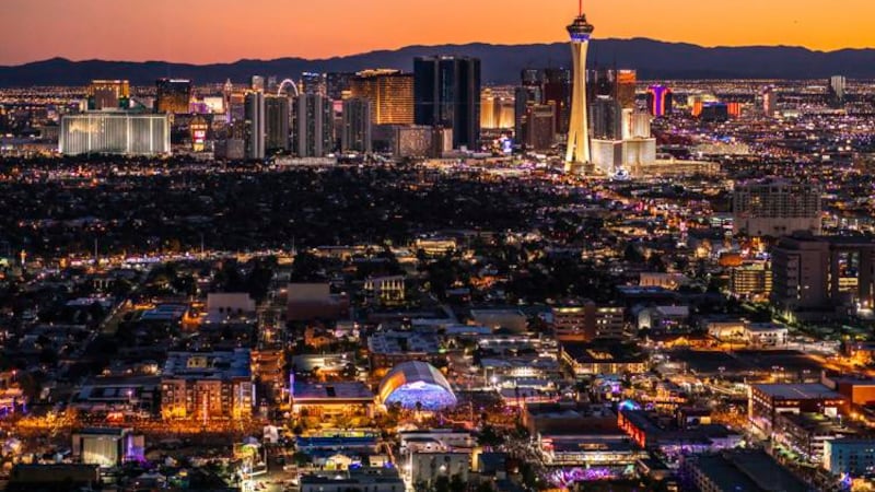 Aerial view the Las Vegas Valley on September 21, 2019.