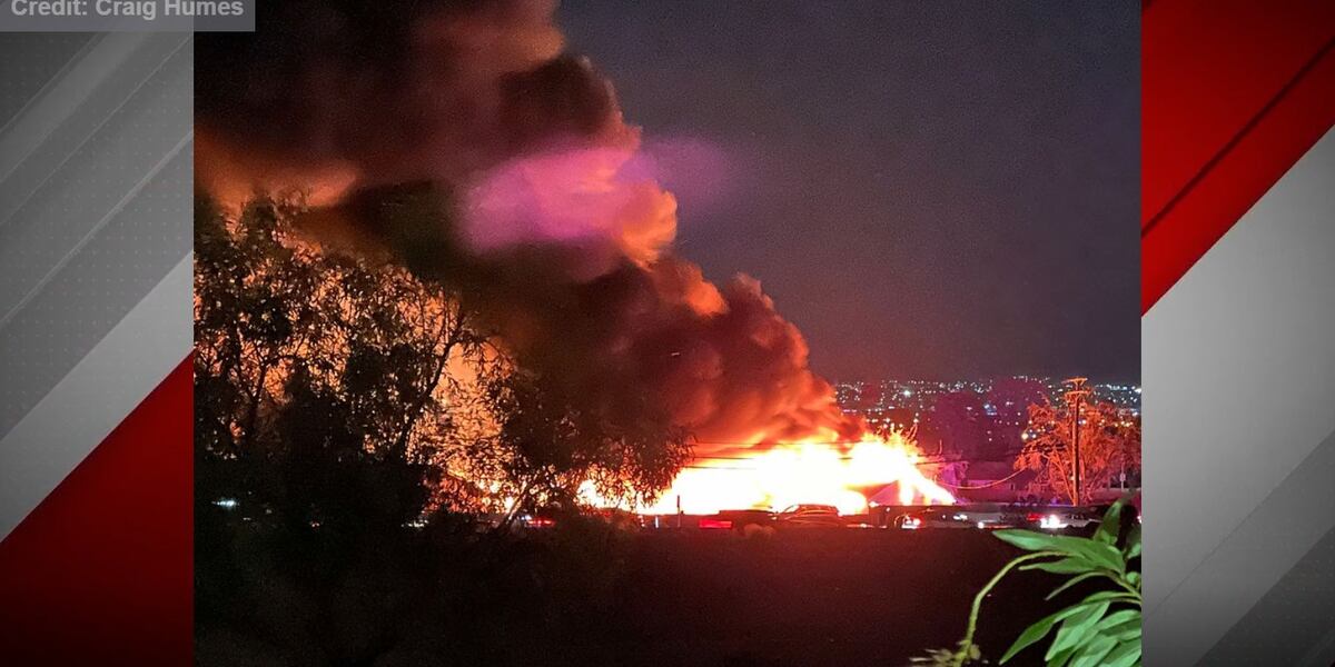 Clark County firefighters combat abandoned building fire in south Las Vegas Clark County firefighters combat abandoned building fire in south Las Vegas