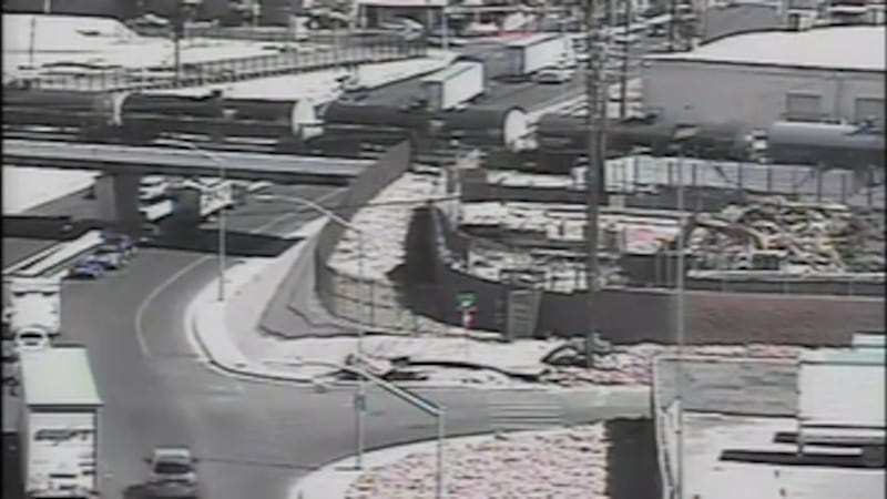 Traffic cam footage of I-15 near Lake Mead Blvd.