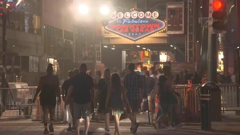 LVMPD expands police presence around Fremont street in response to uptick in violent crime