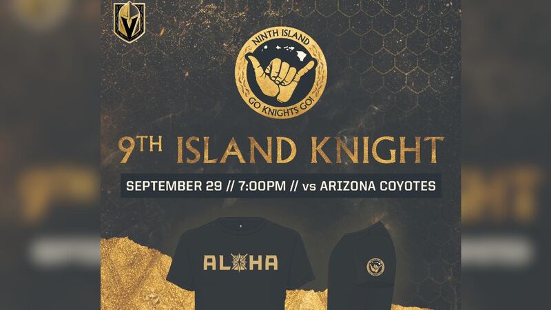Golden Knights hosting ‘9th Island Knight’ at Friday night game