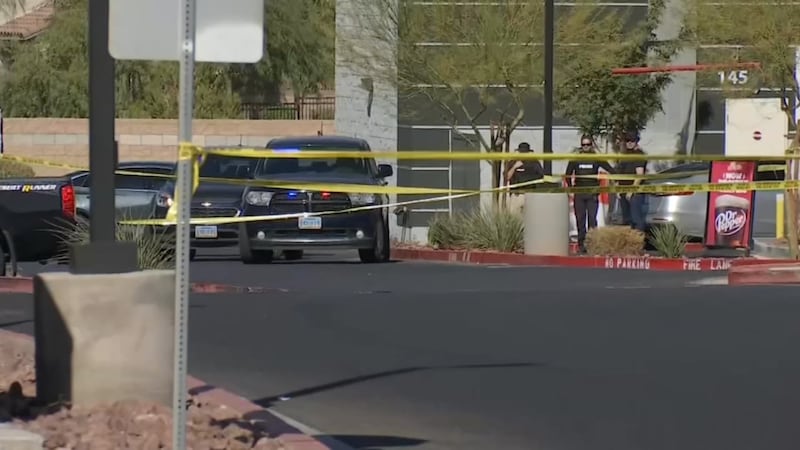 The scene of a November of 2020 shooting in Henderson is seen in this FOX5 file photo.