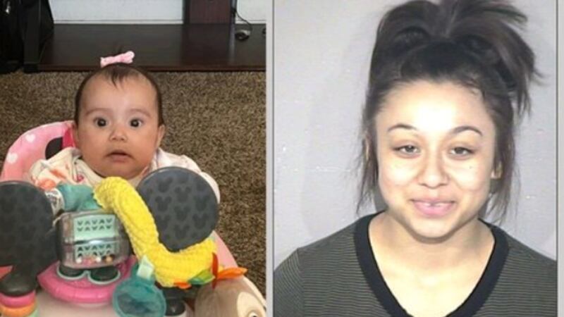 Police are looking for Eunice Salinas and her biological mom, Angelica.
