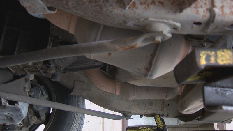 Catalytic converters continue to be a high value item for thieves.