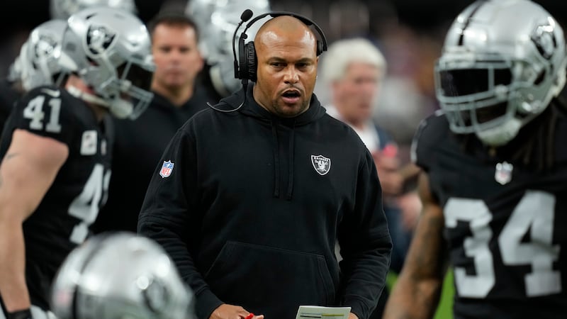 Raiders' coach, GM and president are Black — a first for the NFL. They embrace the responsibility