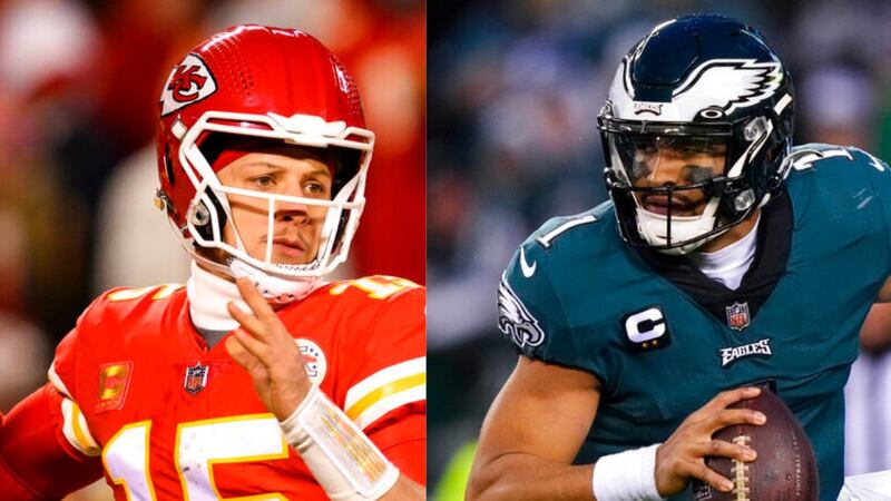 Patrick Mahomes and Jalen Hurts