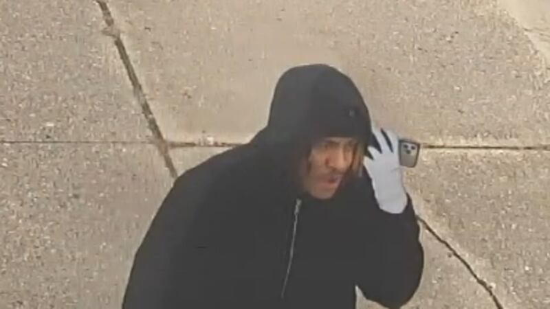 Police released pictures of the man who they believe stole a van, with the body of a dead man...