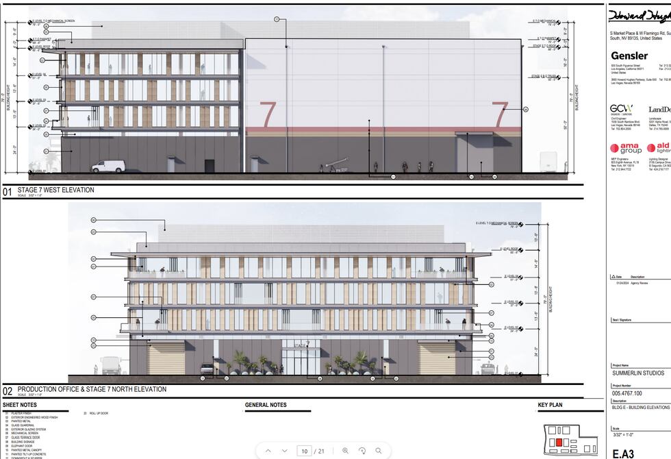 A movie studio in Summerlin is scheduled to be heard by the Clark County Zoning Commission...