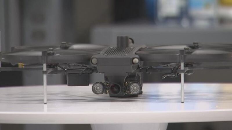 A photo of a drone.