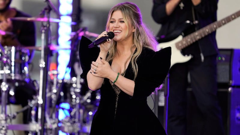 Kelly Clarkson performs on NBC's "Today" show at Rockefeller Plaza on Friday, Sept. 22, 2023,...