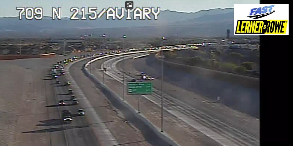 Crash on 215 in North Las Vegas leaves 1 dead