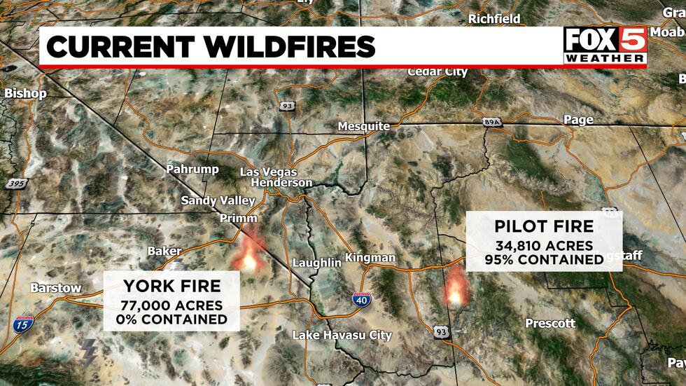 A map of the York wildfire as of July 31