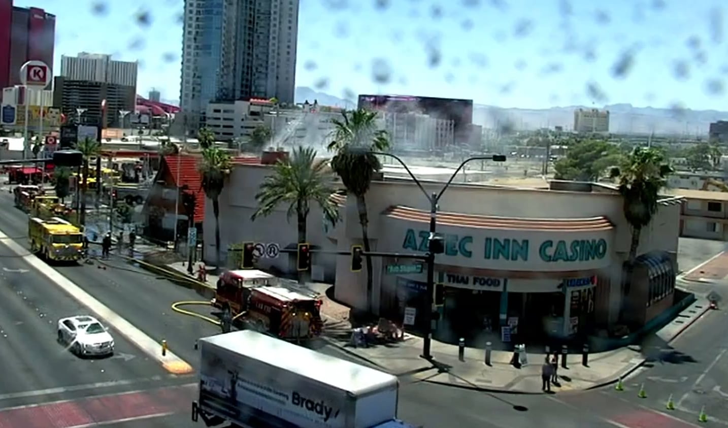 LVFR: 'Possibly abandoned' restaurant catches fire near Las Vegas Strip - Vimarsana News