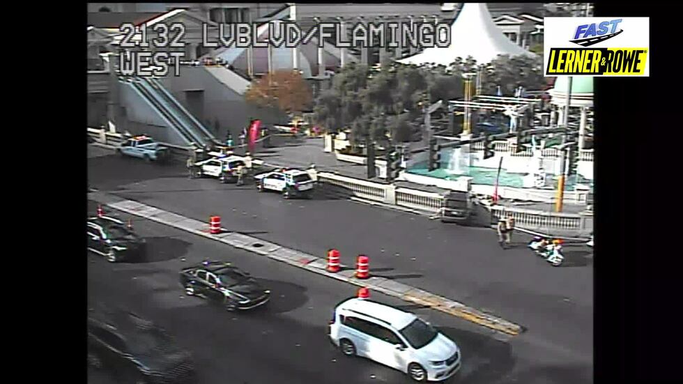 Las Vegas Strip car crash