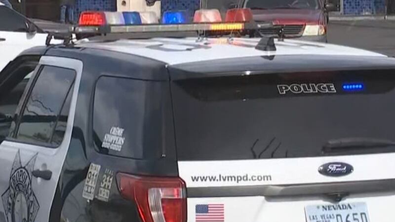 Las Vegas police working barricade involving person in a car in Summerlin.