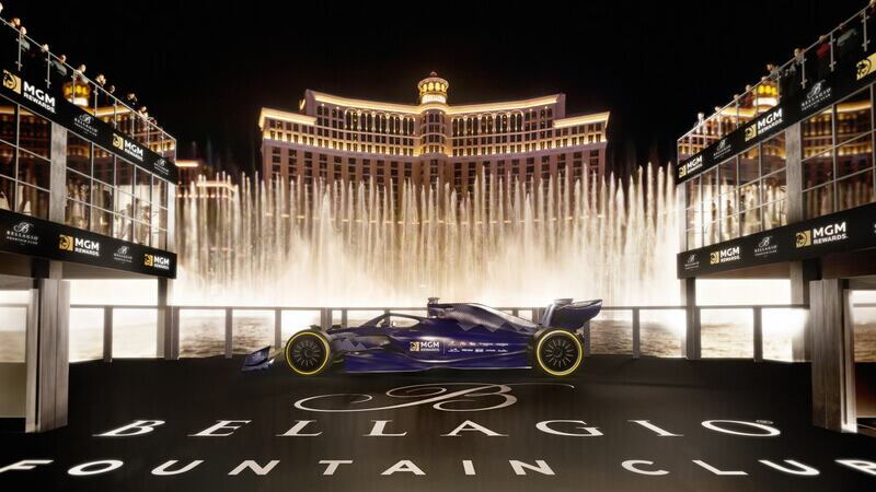 Winner’s stage for F1′s Las Vegas Grand Prix to be located in front of Bellagio Fountains