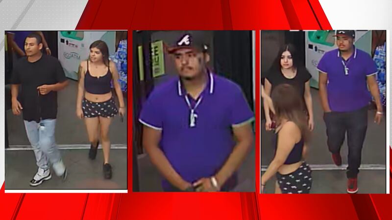 Las Vegas police search for group of robbery suspects