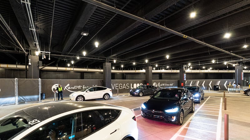 Resorts World/Boring Company passenger station